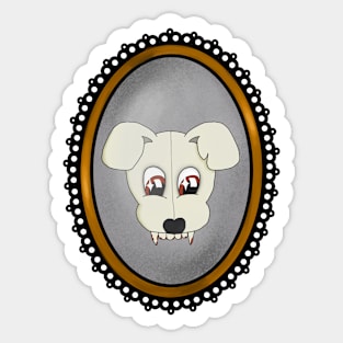 Cameo Samson Skeleton Dog Sticker